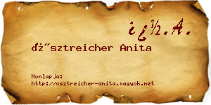 Ösztreicher Anita névjegykártya